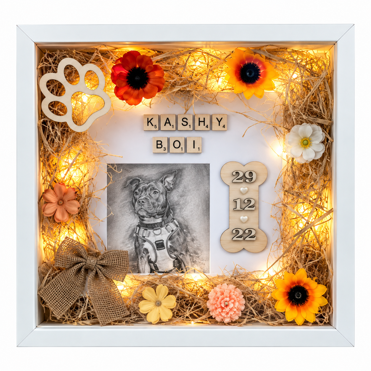 Kashy Boi (Forever Faithful Friend) shadowbox example