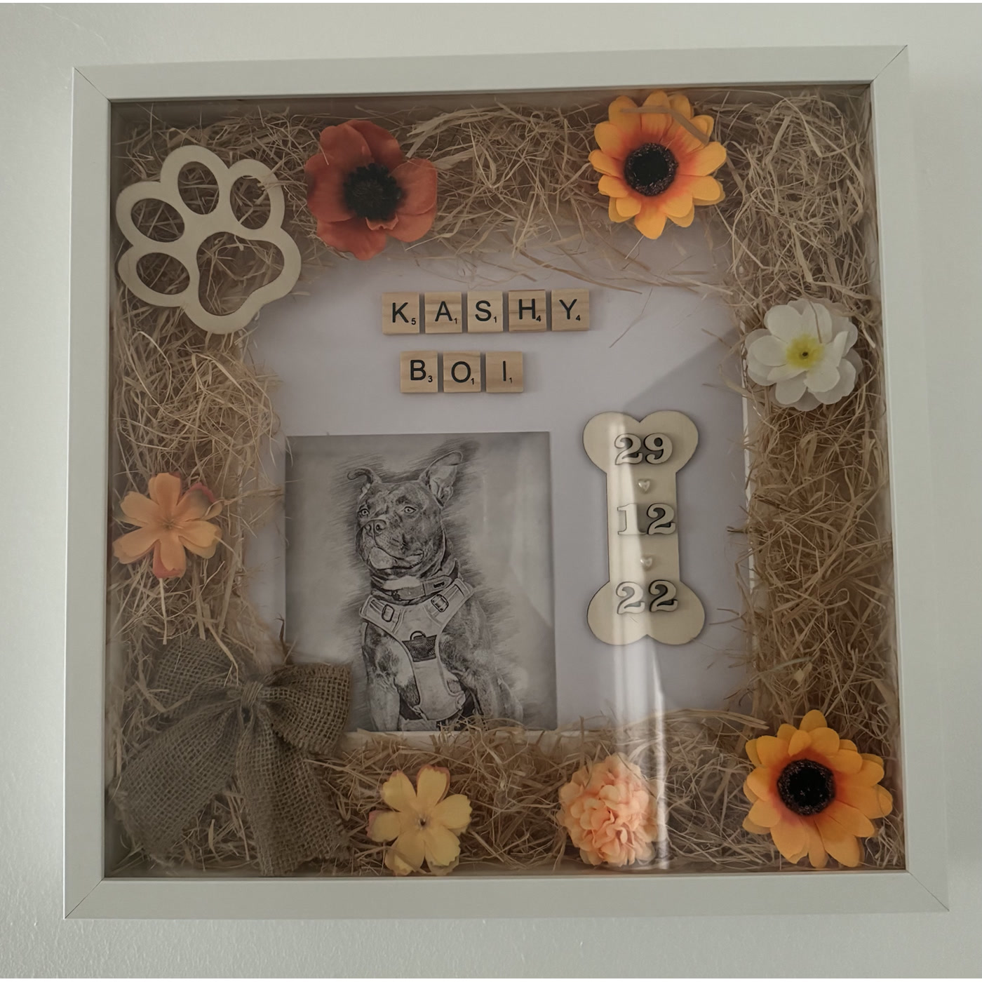 Forever Faithful Friend pet shadowbox