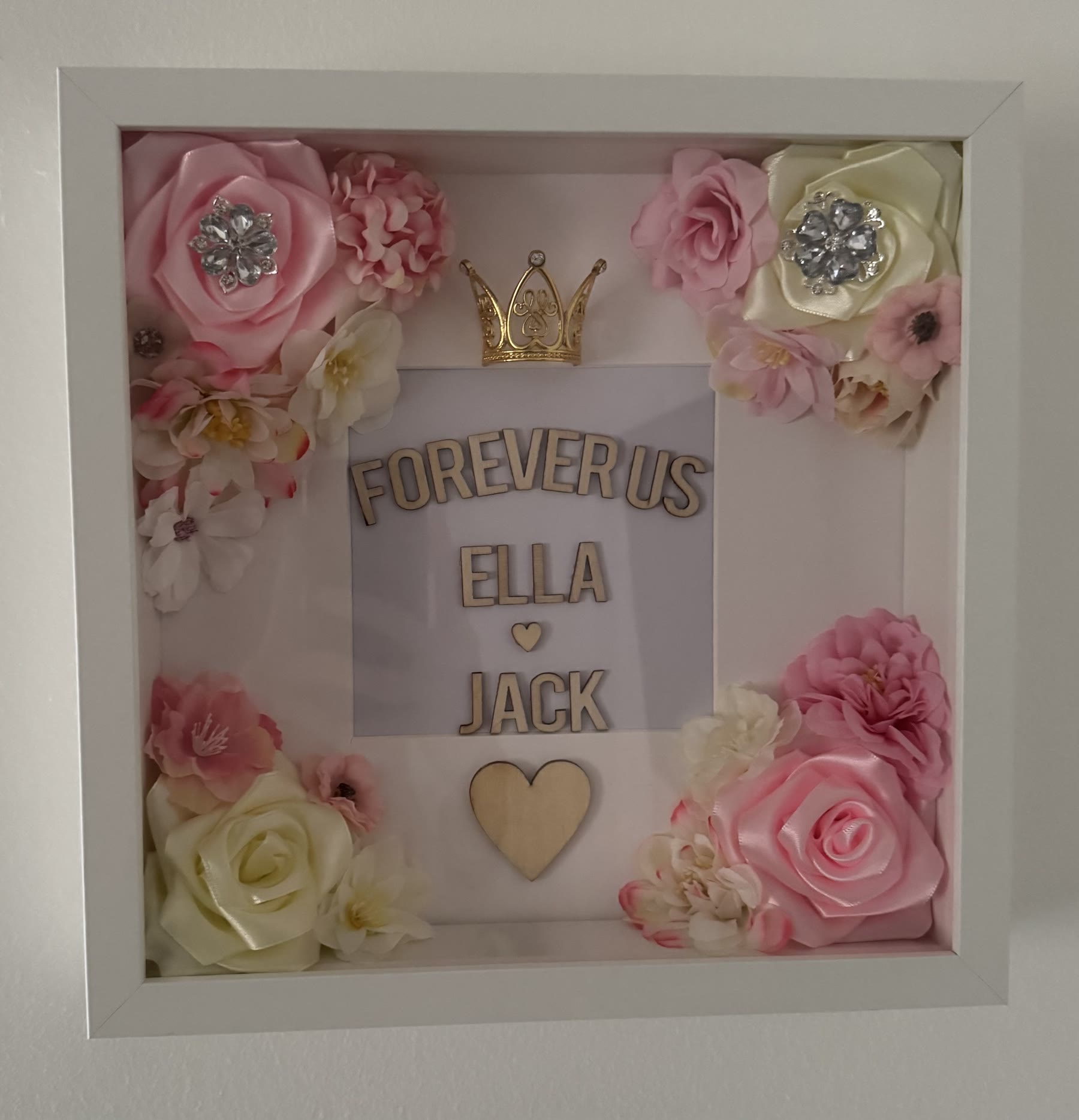 Wedding shadowbox